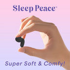 Sleep Sanctuary Kit™ combines Sleeping Mask™ 99.9% Blackout + Sleep Peace™ Earplugs, Combats Light and Noise