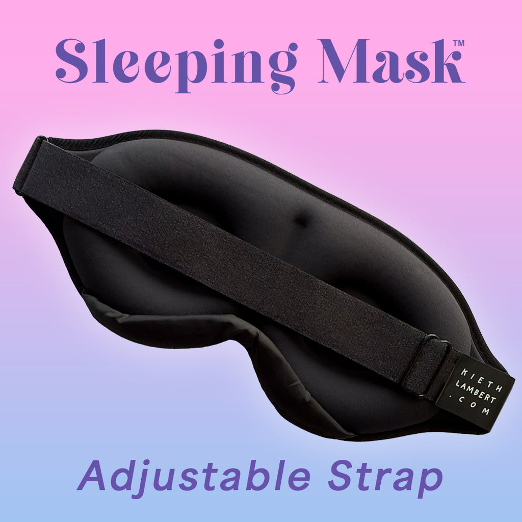 Sleep Sanctuary Kit™ combines Sleeping Mask™ 99.9% Blackout + Sleep Peace™ Earplugs, Combats Light and Noise