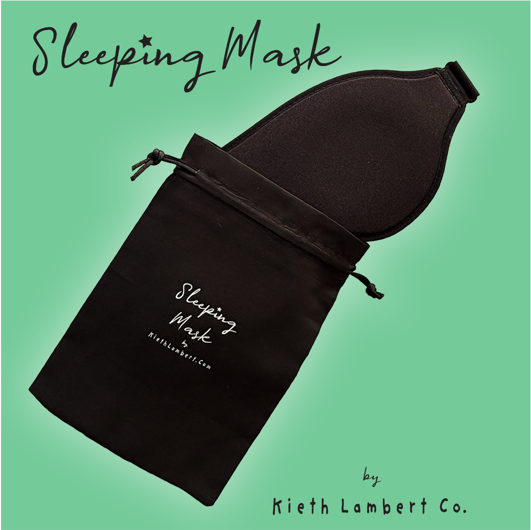 Sleep Eye Mask for Deep Sleep - Blocks 99.9% Light - Memory 3D Foam Blackout Sleep Mask for Optimal Comfort - Perfect for Travel / Black