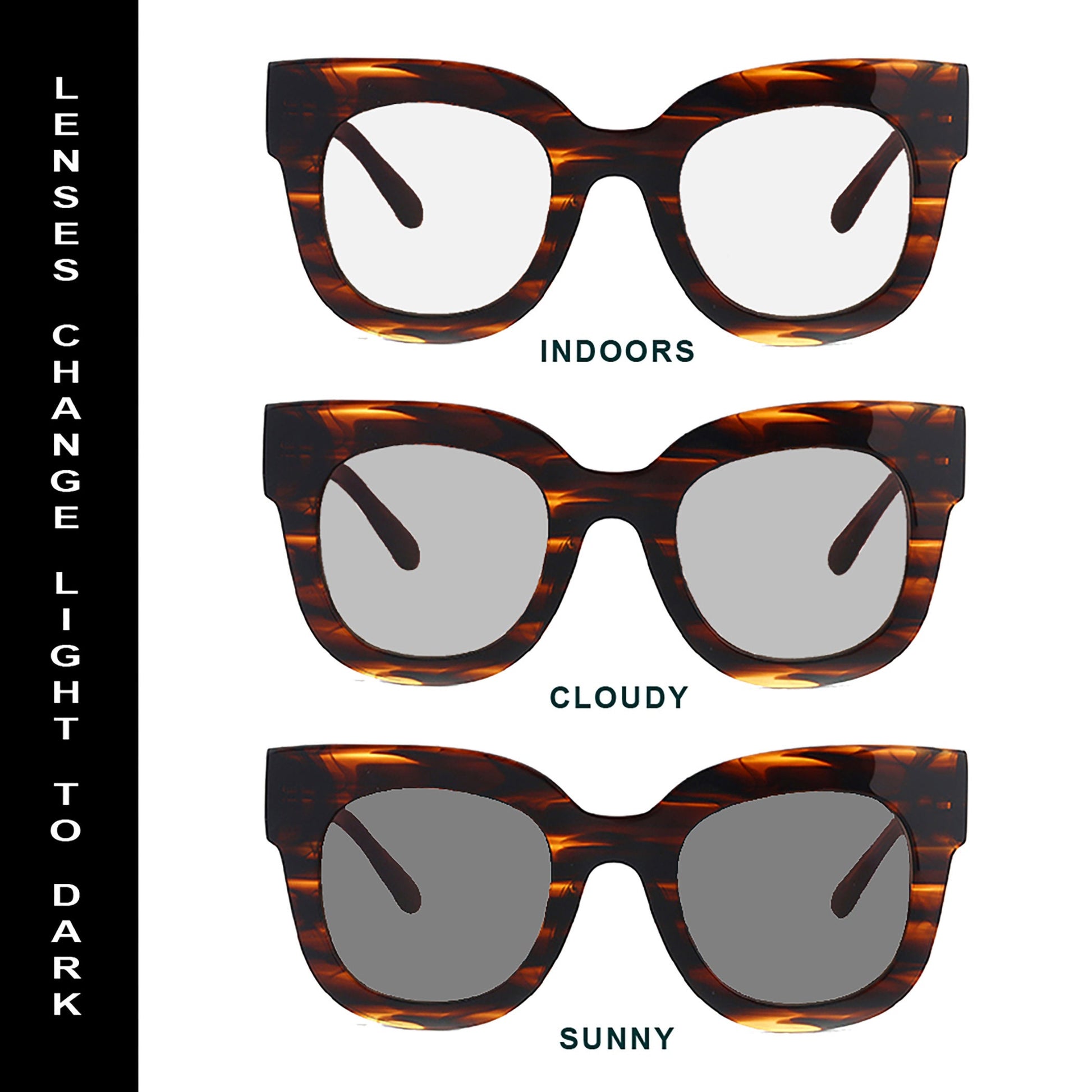 Blue Light Blocking Glasses: Photochromic Optical Style 8045