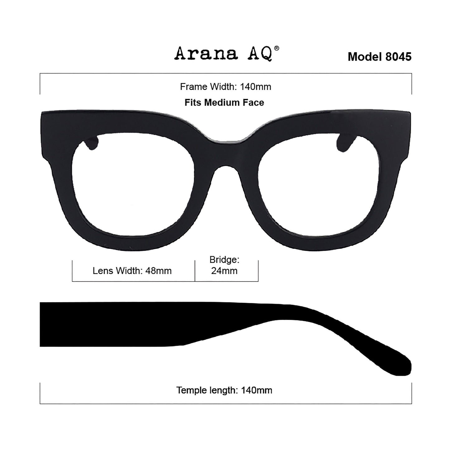 Blue Light Blocking Glasses: Photochromic Optical Style 8045