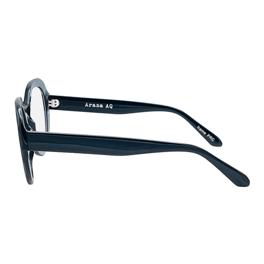 Black Round Blue Light Optical Fashion Glasses with Light Changing Sun Lenses /Style 8046