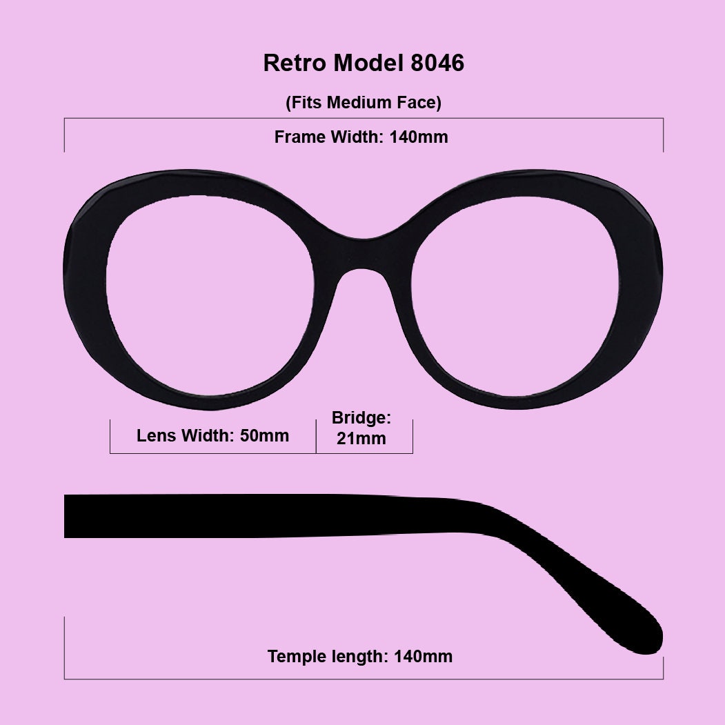 Black Round Blue Light Optical Fashion Glasses with Light Changing Sun Lenses /Style 8046