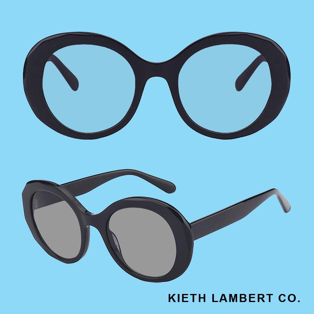 Black Round Blue Light Optical Fashion Glasses with Light Changing Sun Lenses /Style 8046